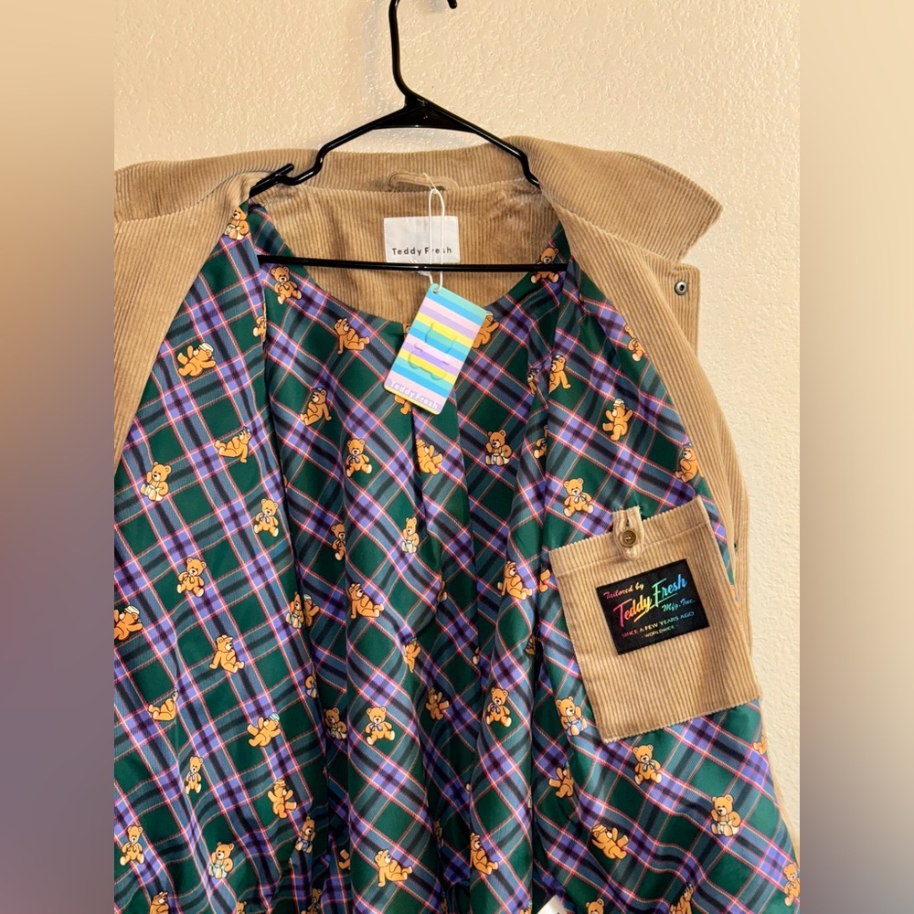 Original Teddy Fresh corduroy jacket w/ original tags, 2XL